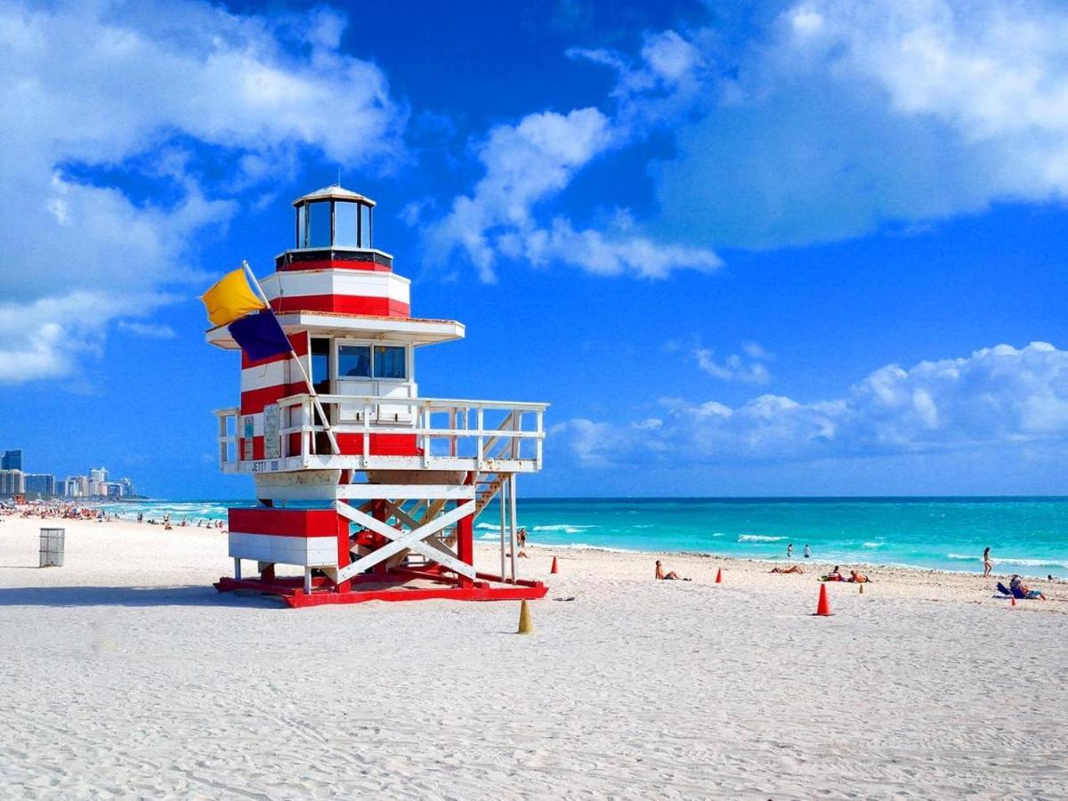Luxe 2Br1Bath South Beach 1 Min Walk From Ocean Miami Beach Dış mekan fotoğraf
